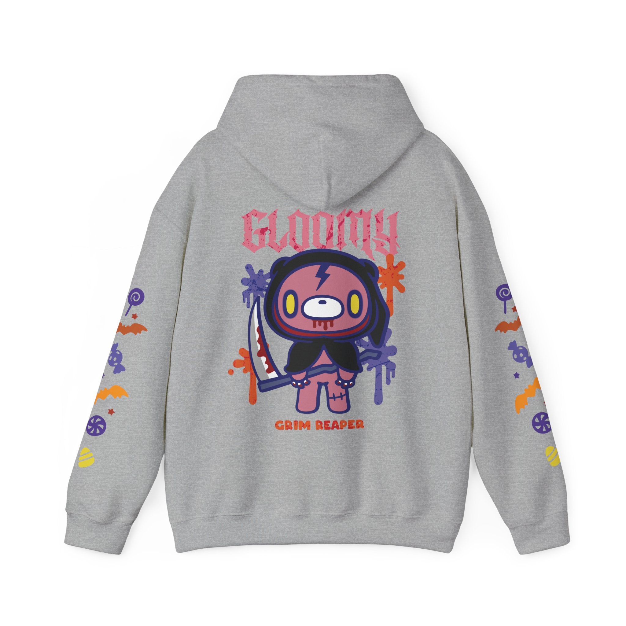 Halloween Grim Reaper Gloomy Bear Hoodie