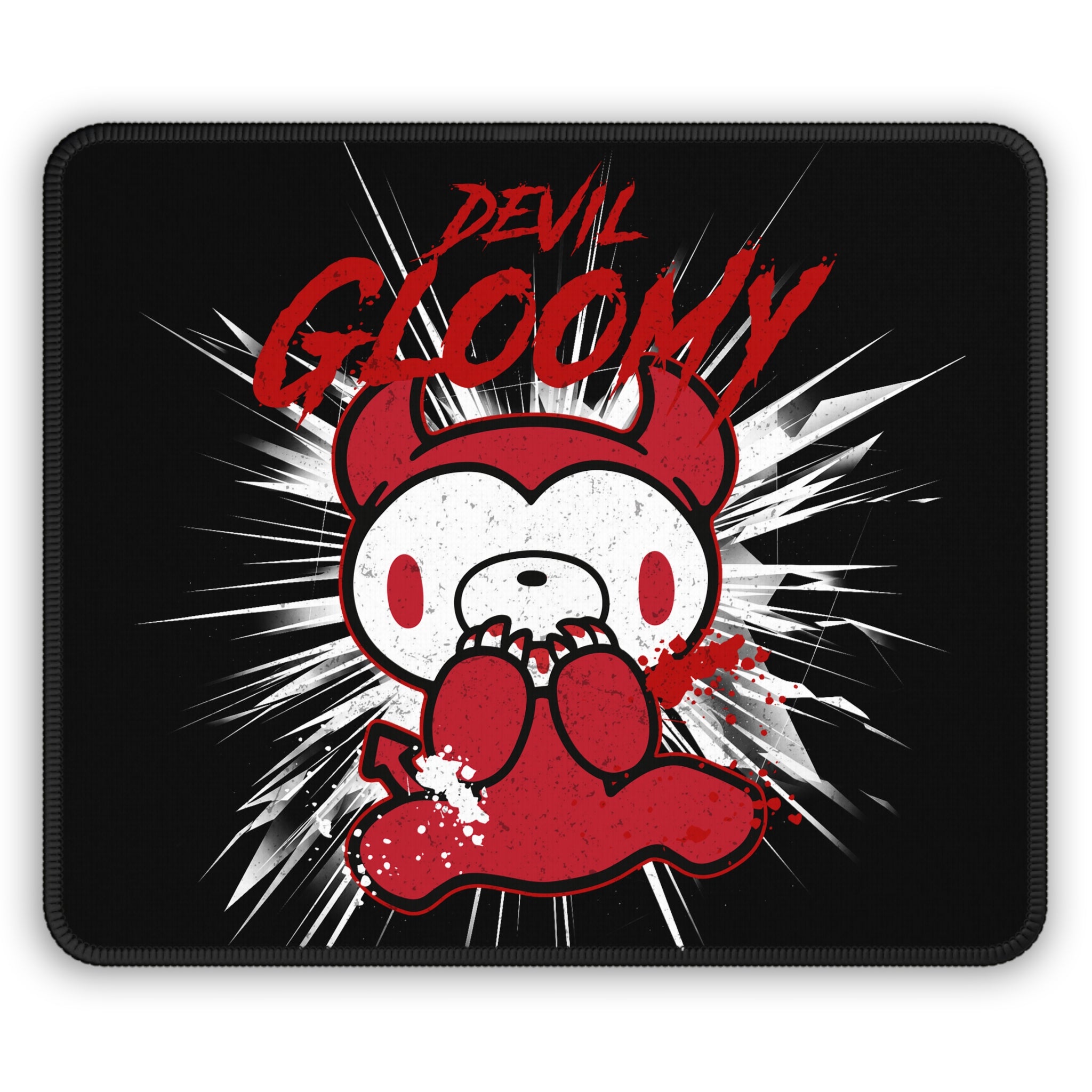 Devil Vampire Gloomy Halloween Gaming Mouse Pad