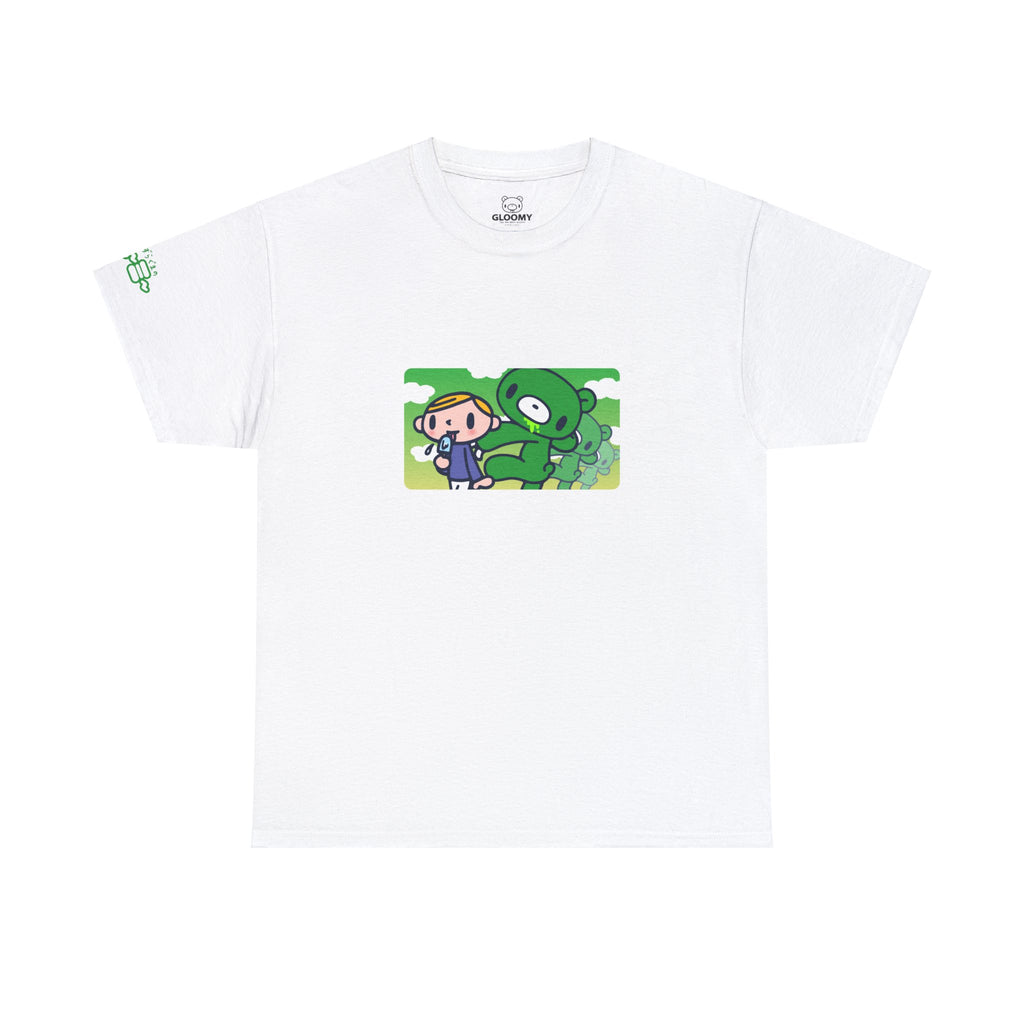 Sneak Up Green Gloomy Bear Tee