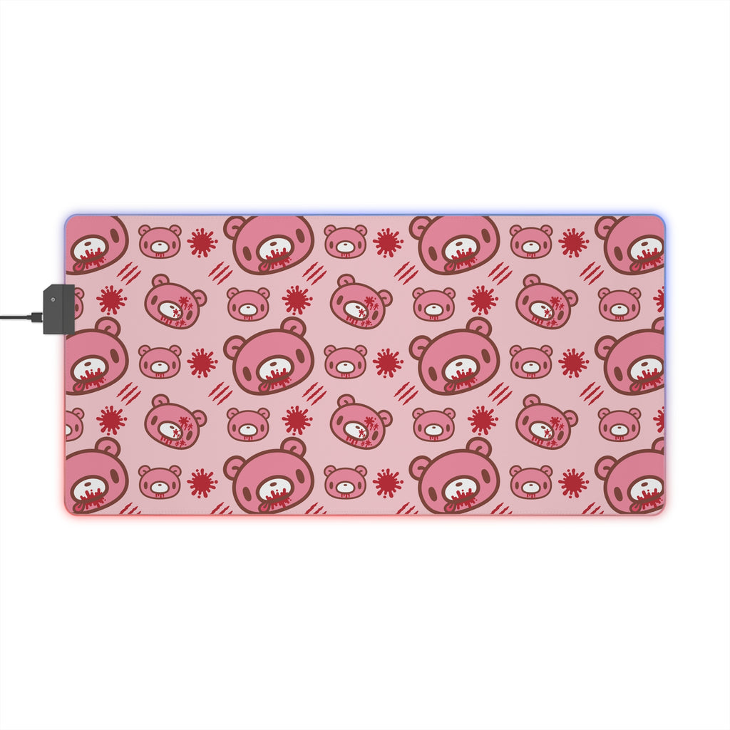 Gloomy Bear LED Gaming Mouse Pad