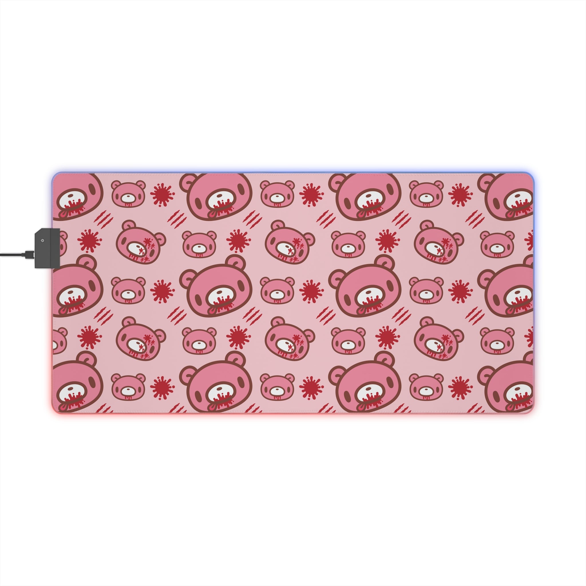 Gloomy Bear LED Gaming Mouse Pad