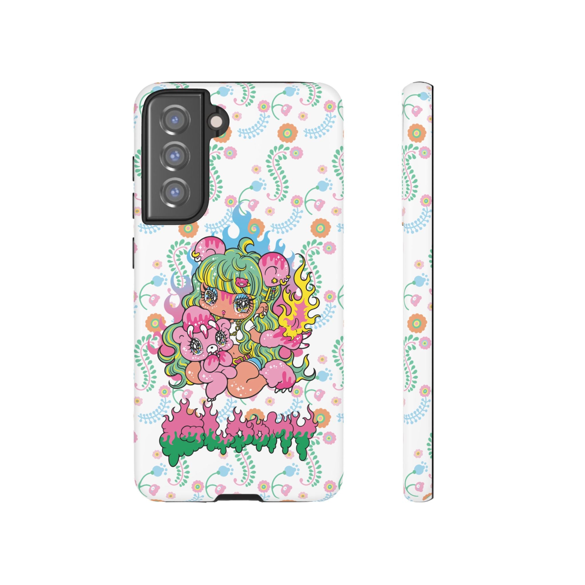 YURIE SEKIYA X GLOOMY BEAR ⭐️ FIRE GIRL PHONE CASE