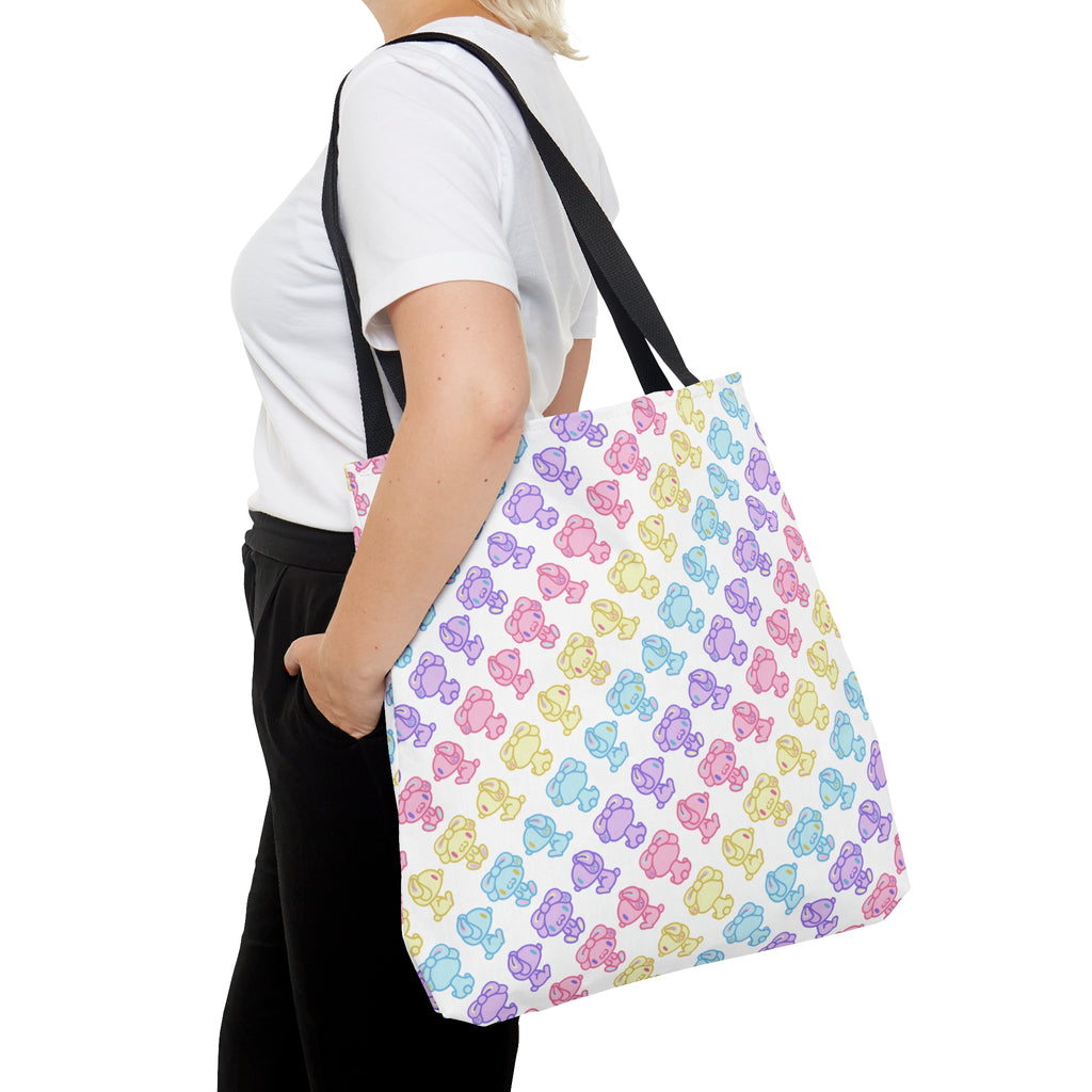 Rotating Pastel All Purpose Bunny Tote Bag