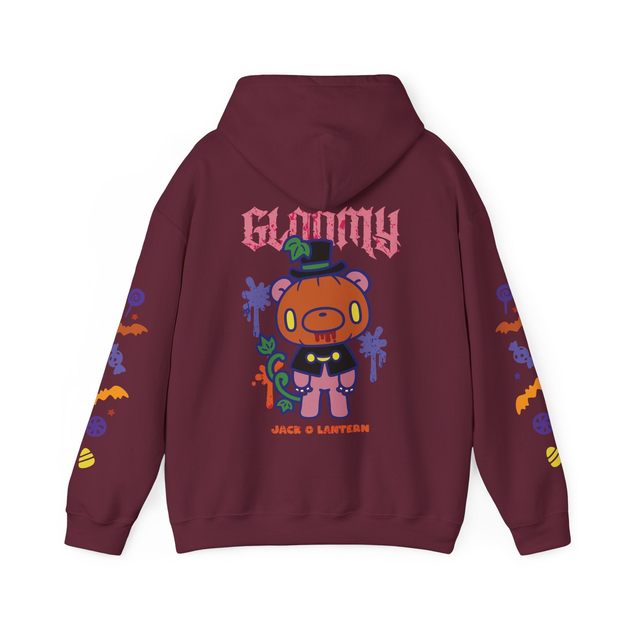 Halloween Jack O lantern Gloomy Bear Hoodie
