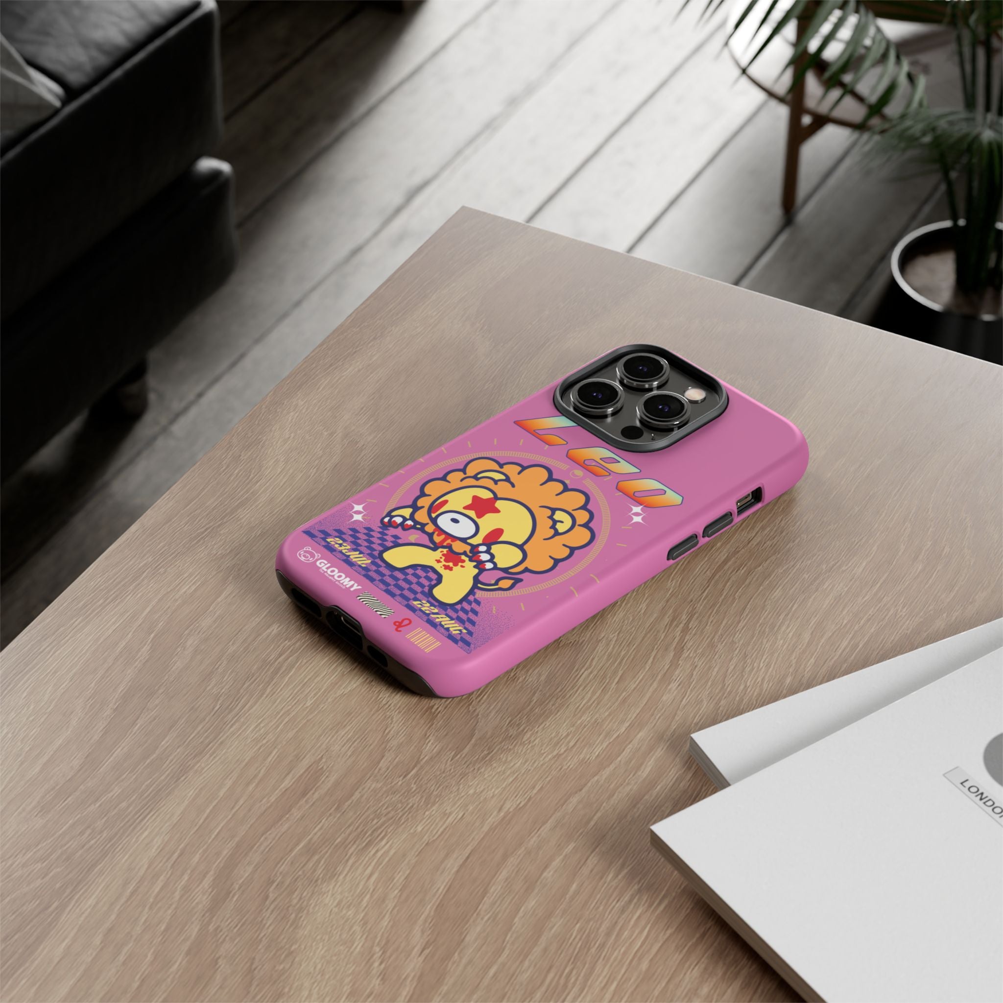 Zodiac Leo gloomy bear Phone Case