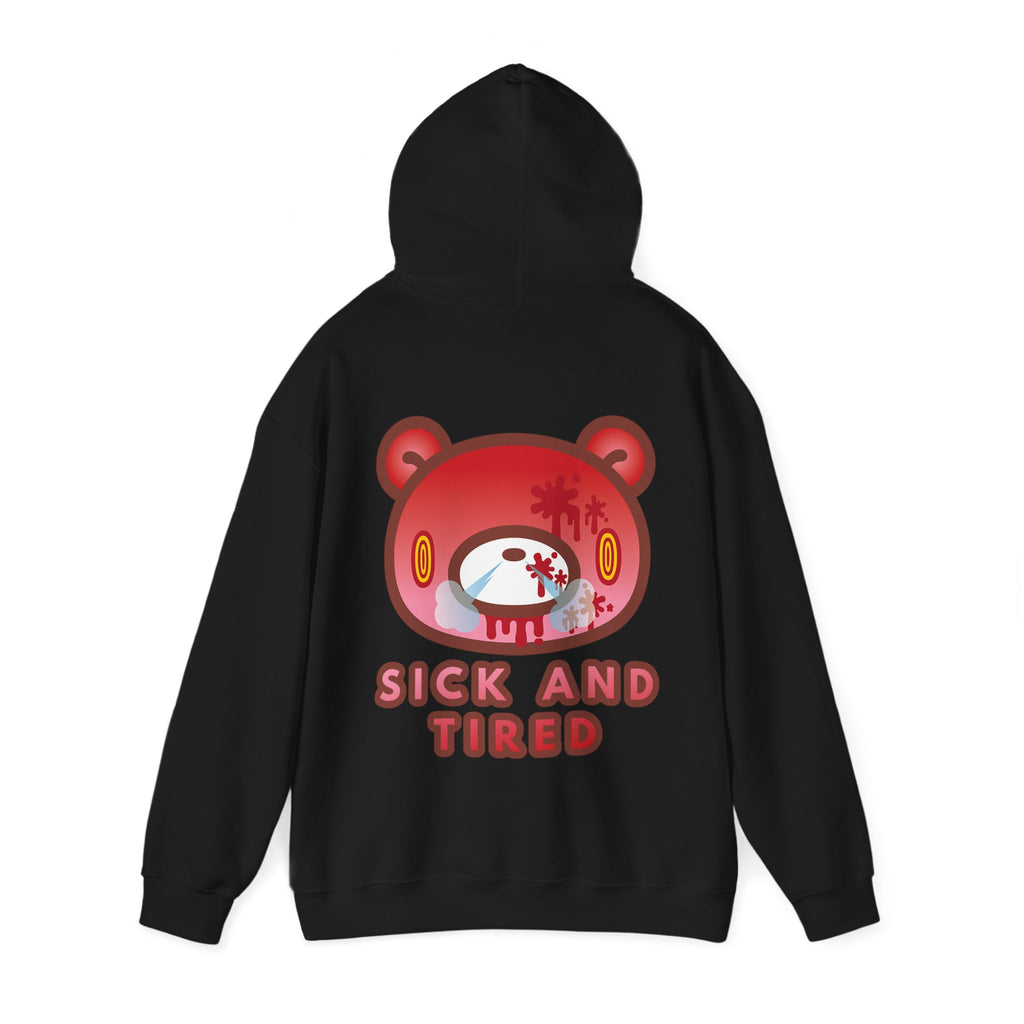 SICK AND TIRED Gloomy Bear Pullover Hoodie