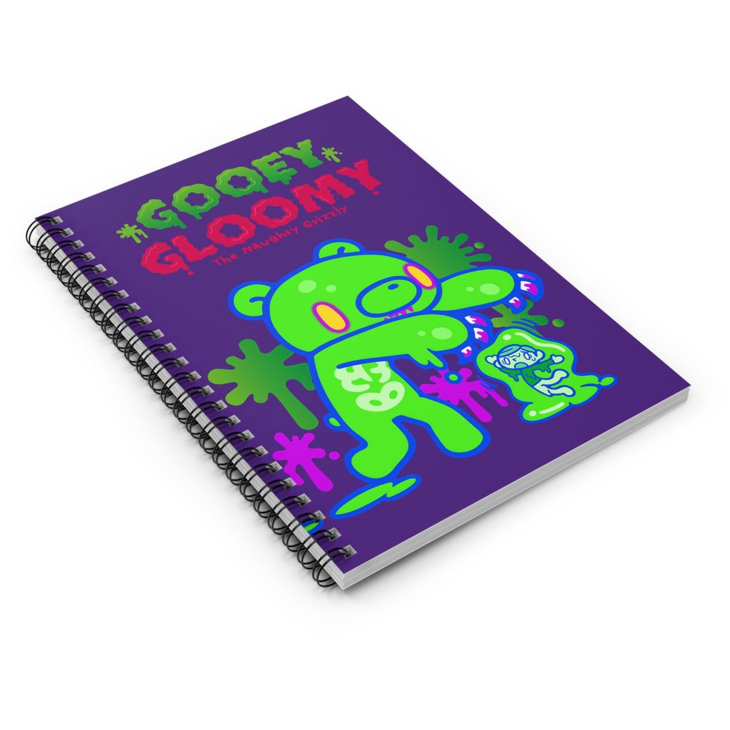 Gooey Gloomy Slime Spiral Notebook