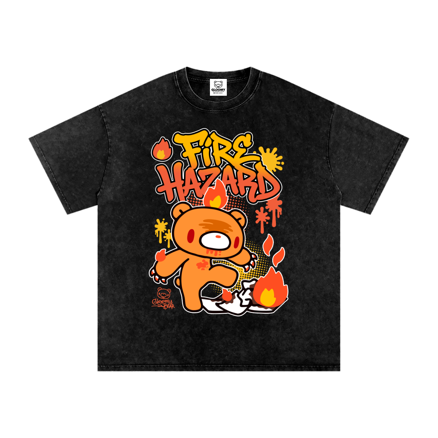Gloomy Trash Collections Acid Wash T