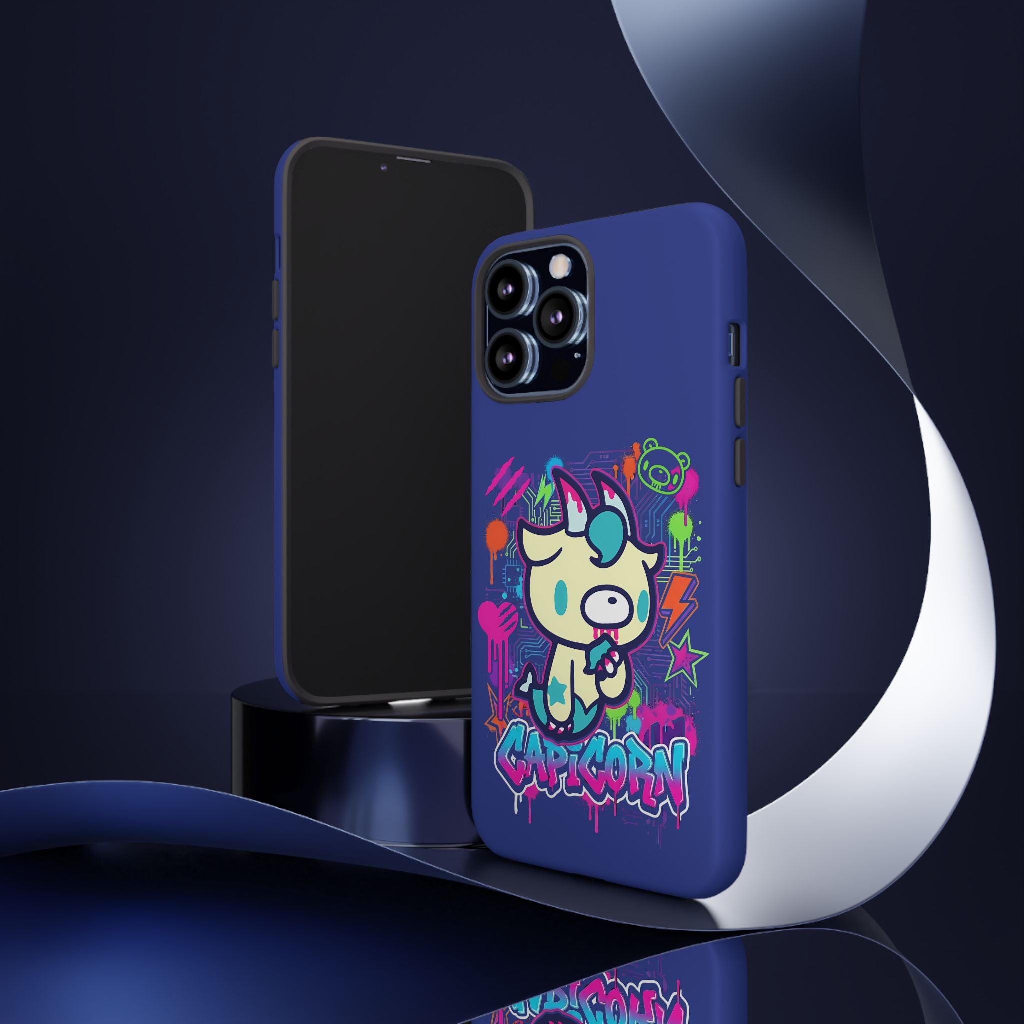 Zodiac Capricorn Gloomy Bear Phone Case
