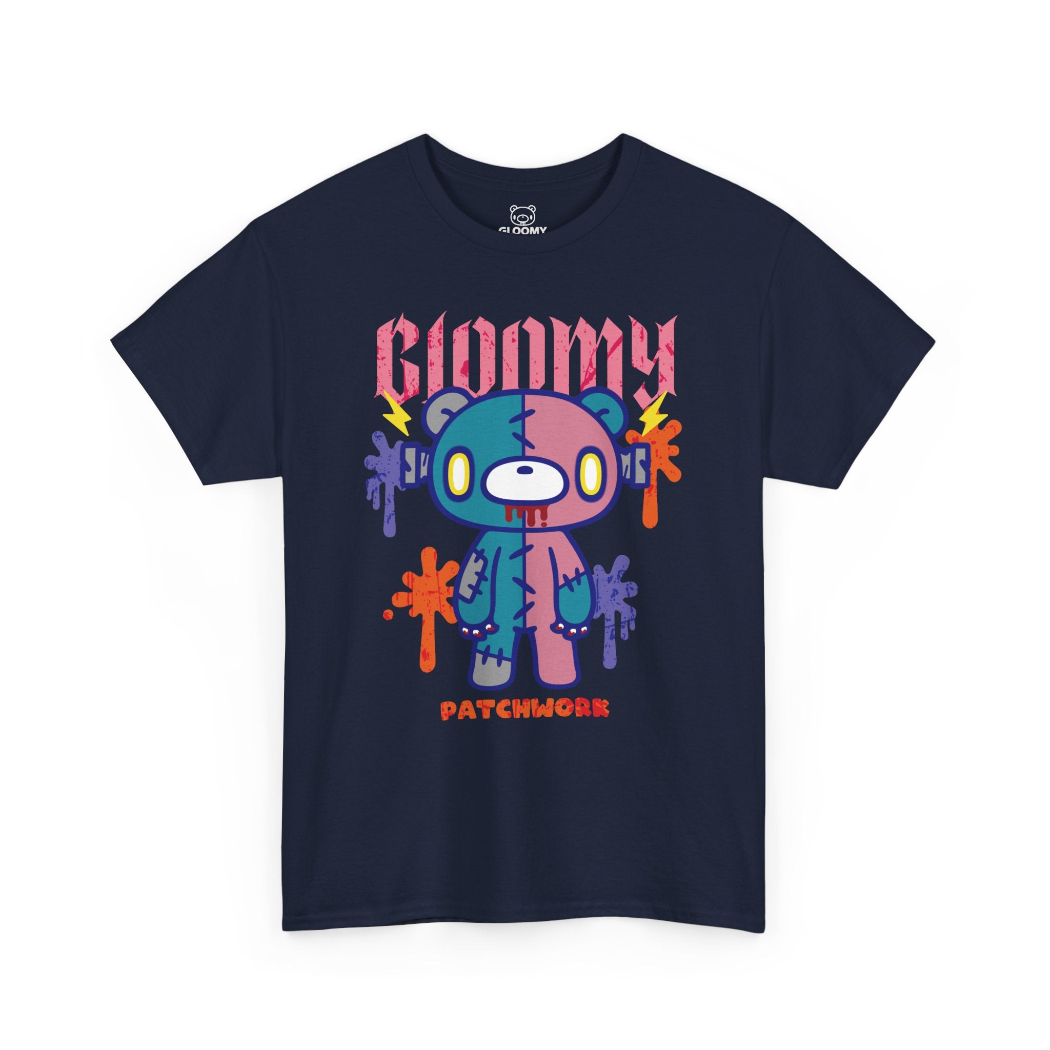 Gloomy Halloween Patchwork T-Shirt