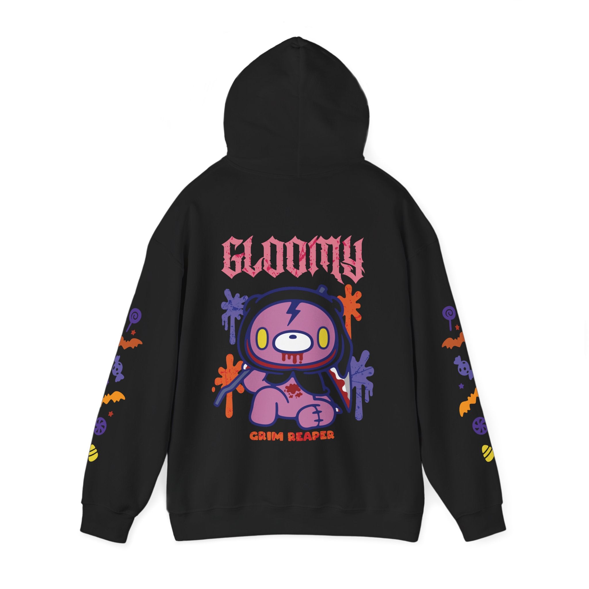 Halloween Grim Reaper Gloomy Bear Hoodie
