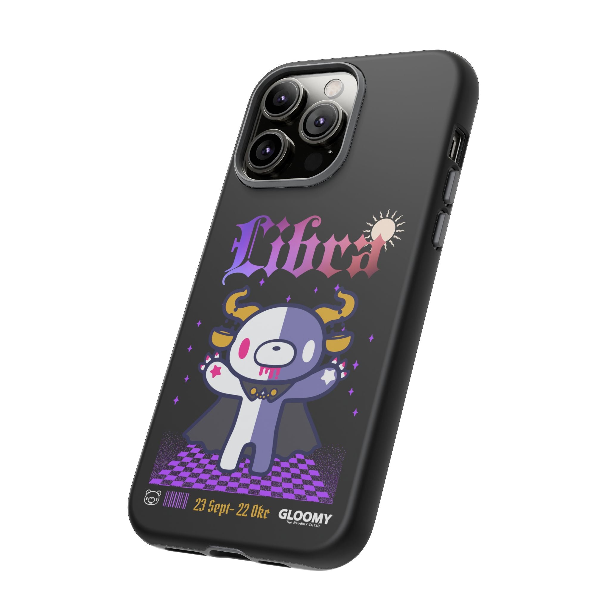 gloomy bear libra zodiac Phone Case