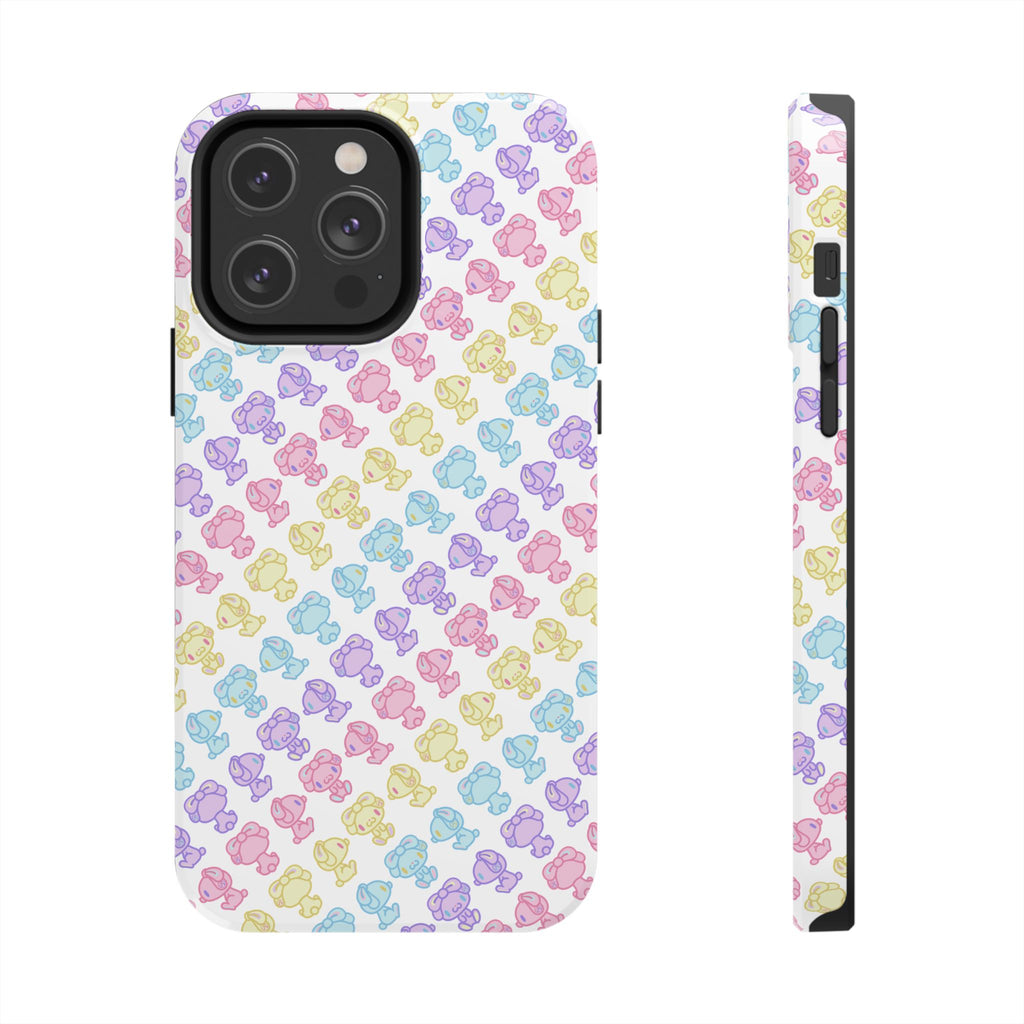 Rotating Pastel All Purpose Bunny - iPhone Case