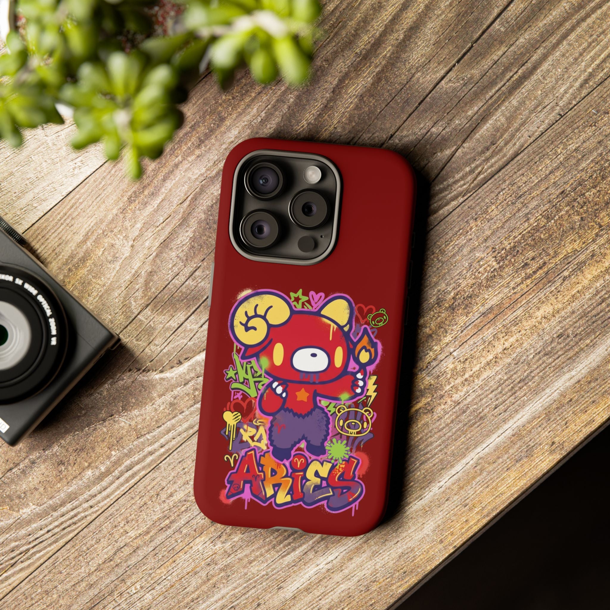 Zodiac Aries  Gloomy Bear Phone Case