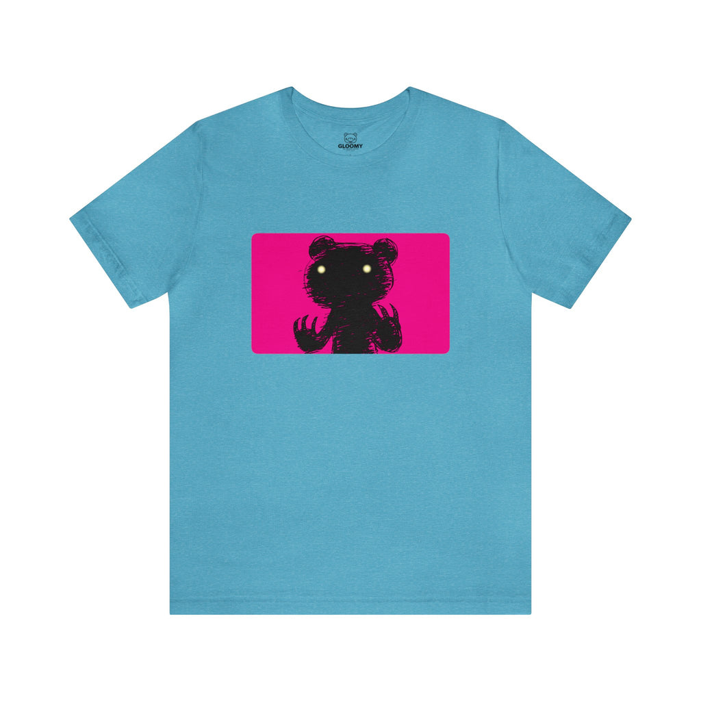 Pink Block Abstraction Gloomy Bear -  Unisex Tee