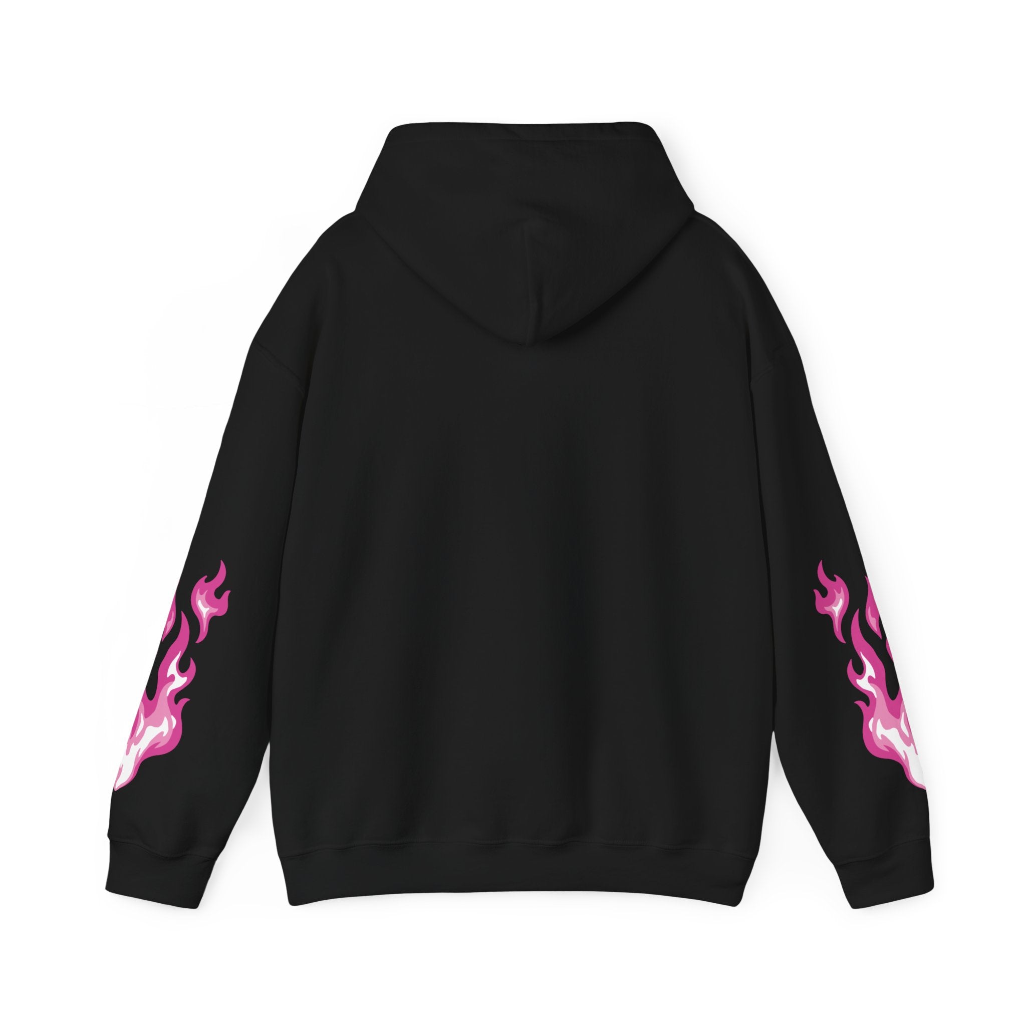 Gloomy Bear Y2k Pink Flame Hooded Sweatshirt