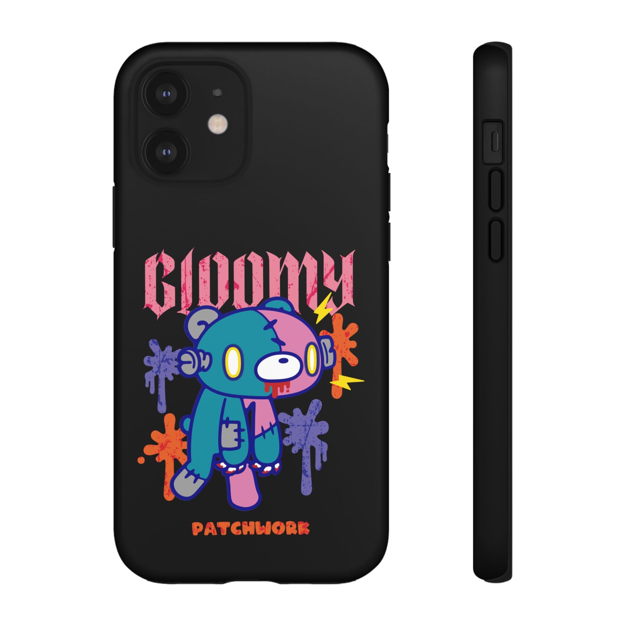 gloomy bear Halloween patchwork Phone Case