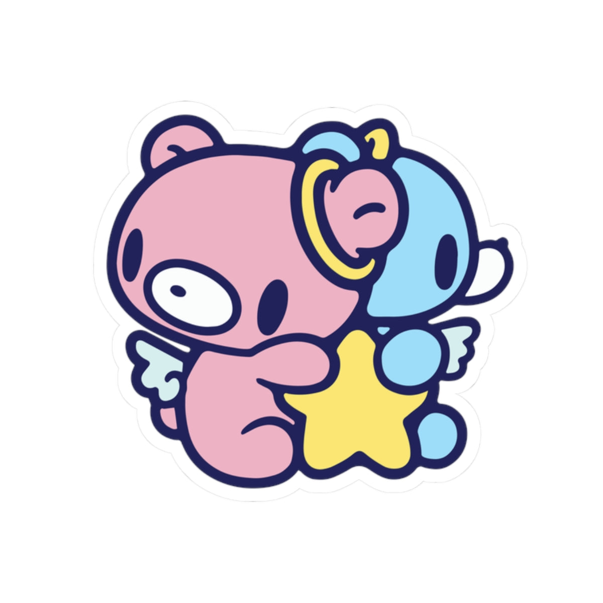 Gloomy gemini Zodiac Kiss-Cut Stickers
