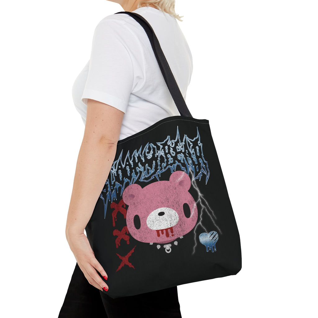 Gloomy Bear RIDE THE LIGHTNING Tote Bag