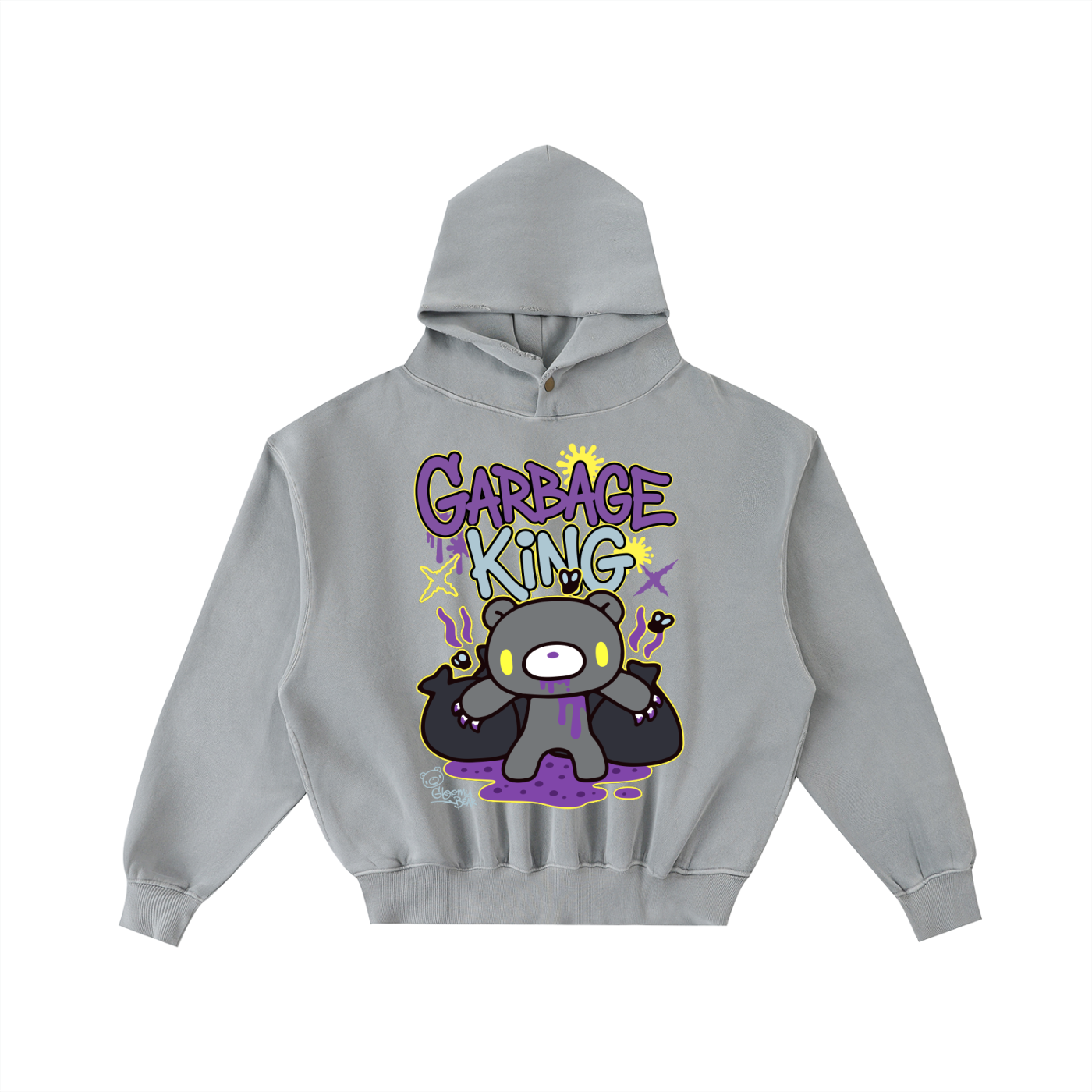 Gloomy Trash Collections Washed Fleece Hoodie
