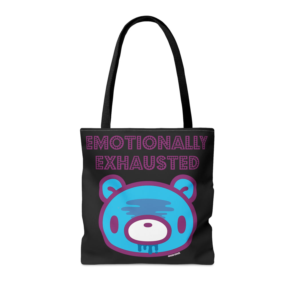 Emotionally Exhausted Gloomy Black Tote