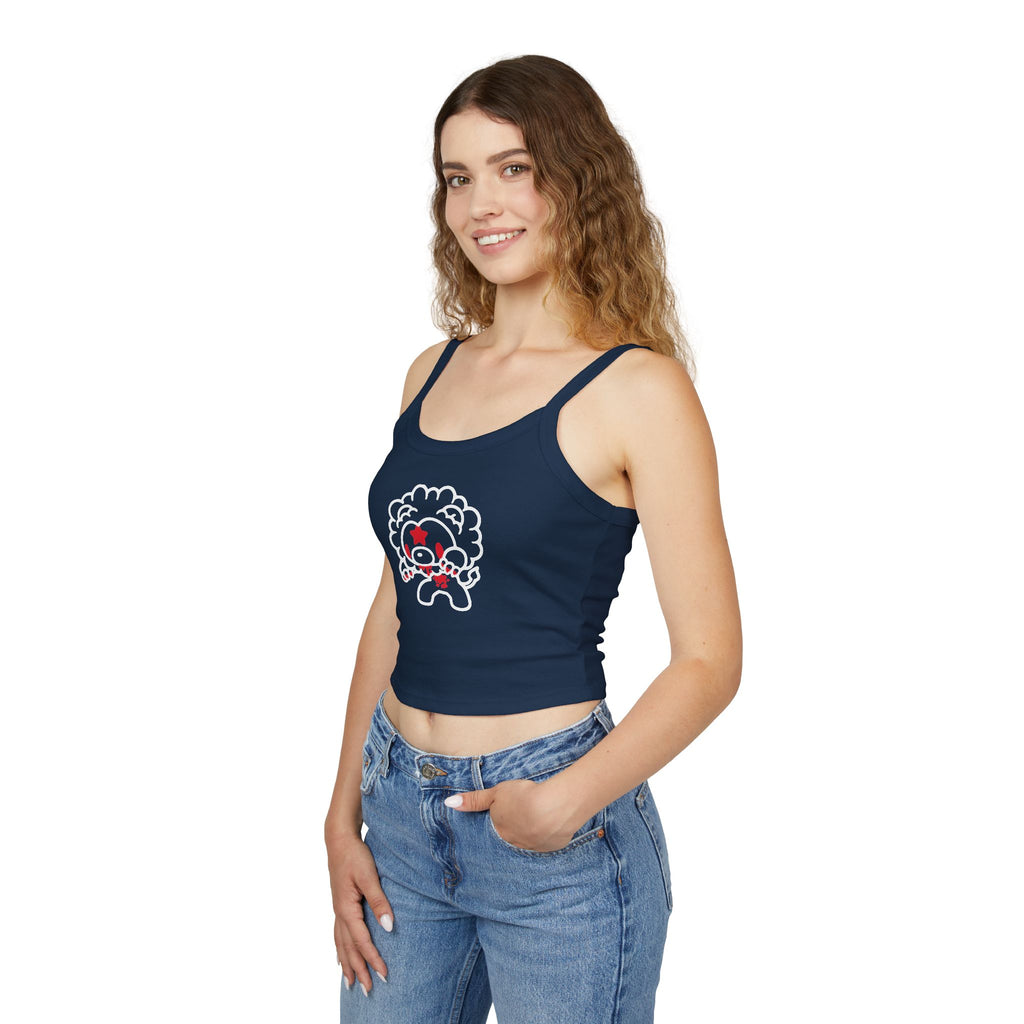 Leo Zodiac Gloomy Bear Spaghetti Strap Tank Top