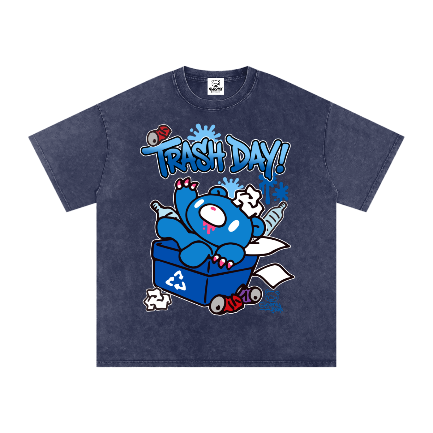 Gloomy Trash Collections Acid Wash T