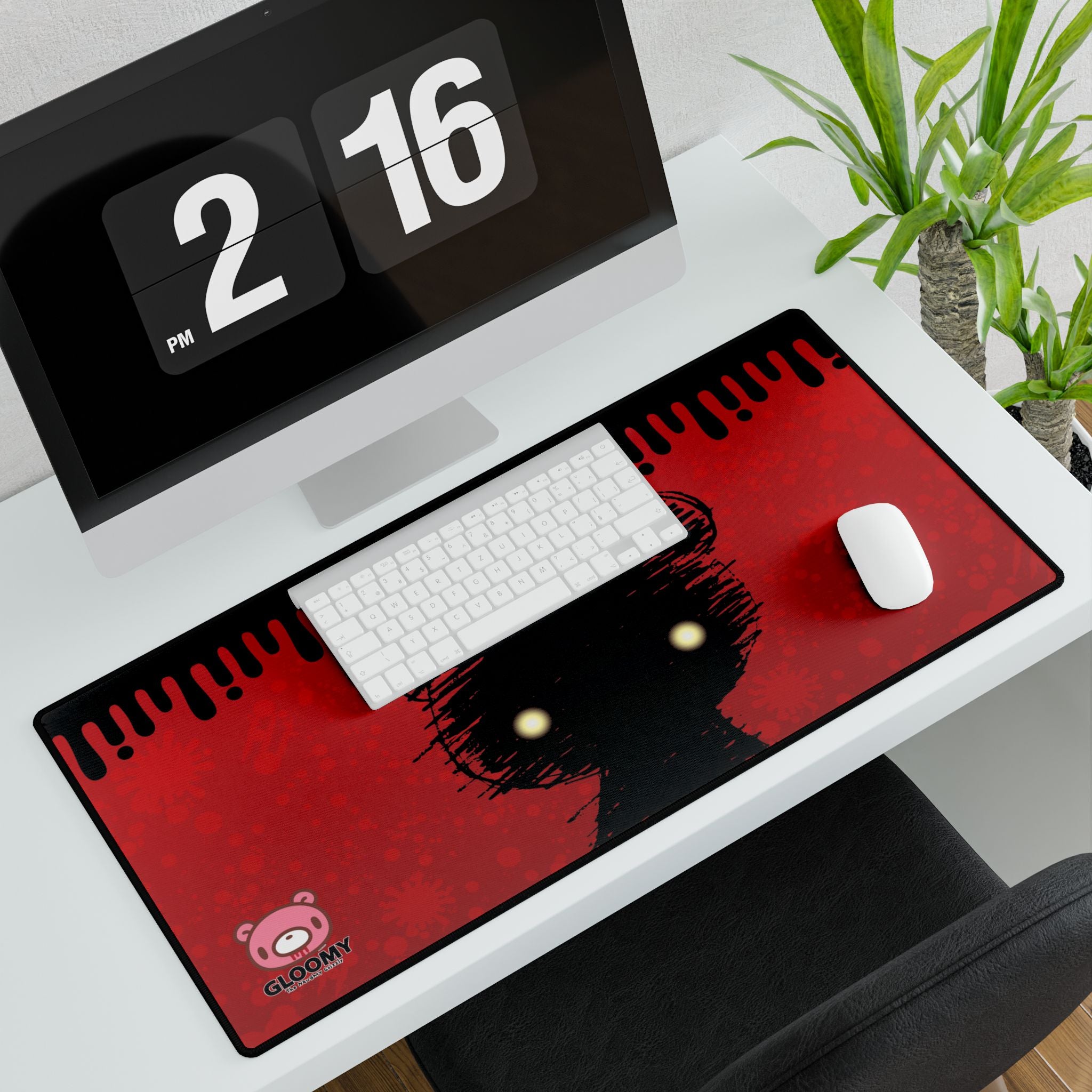 Gloomy shadow Desk Mats