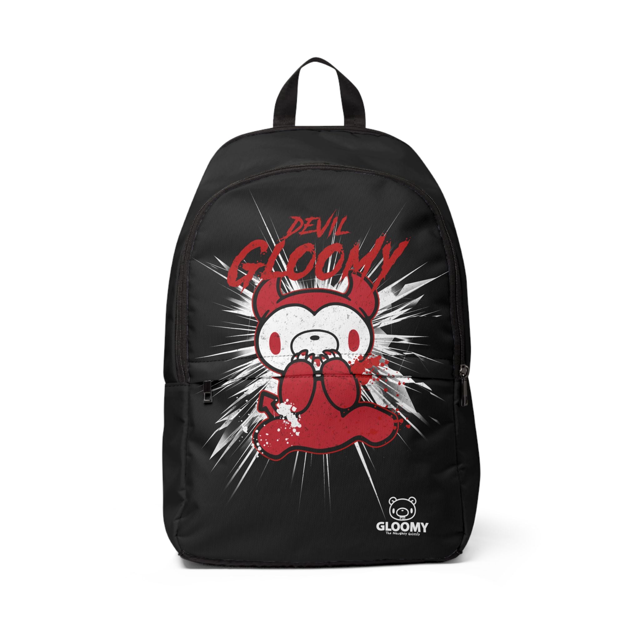 Devil Gloomy Halloween Unisex Fabric Backpack