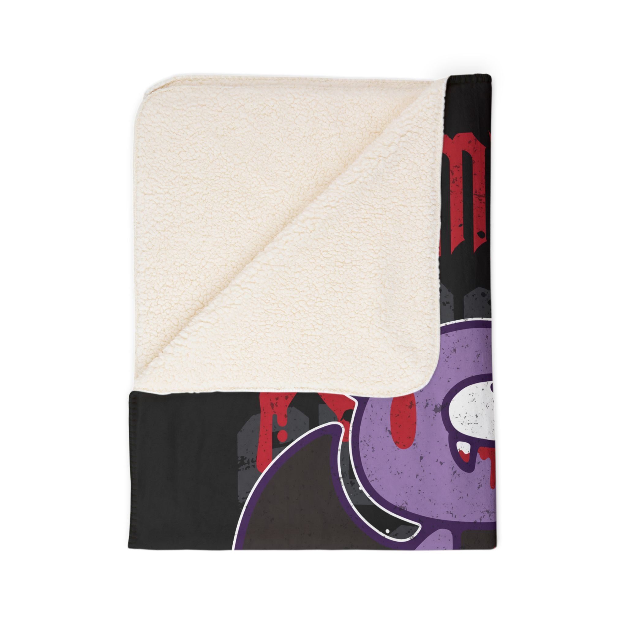 BItby Vampire Gloomy Bear halloween Fleece Sherpa Blanket