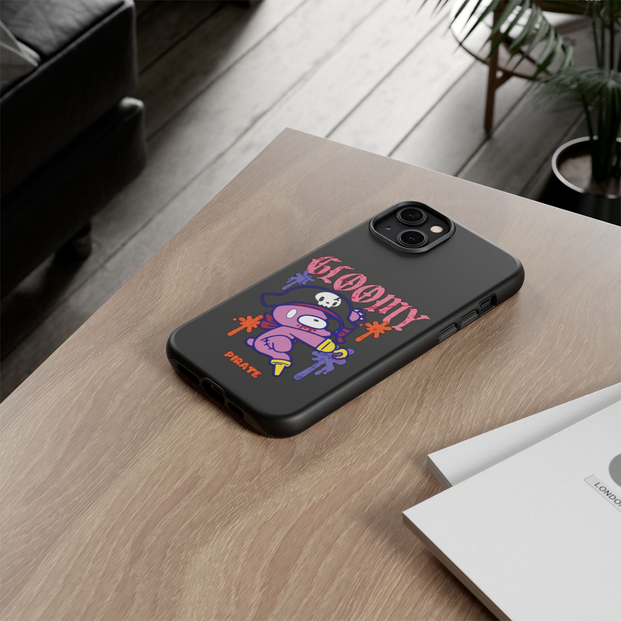 gloomy bear Halloween pirate Phone Case