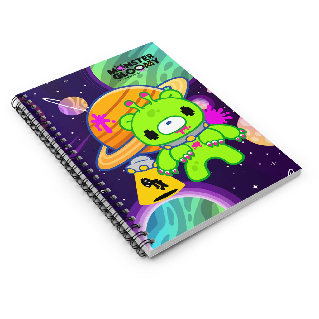 Gloomy Alien Monster Spiral Notebook