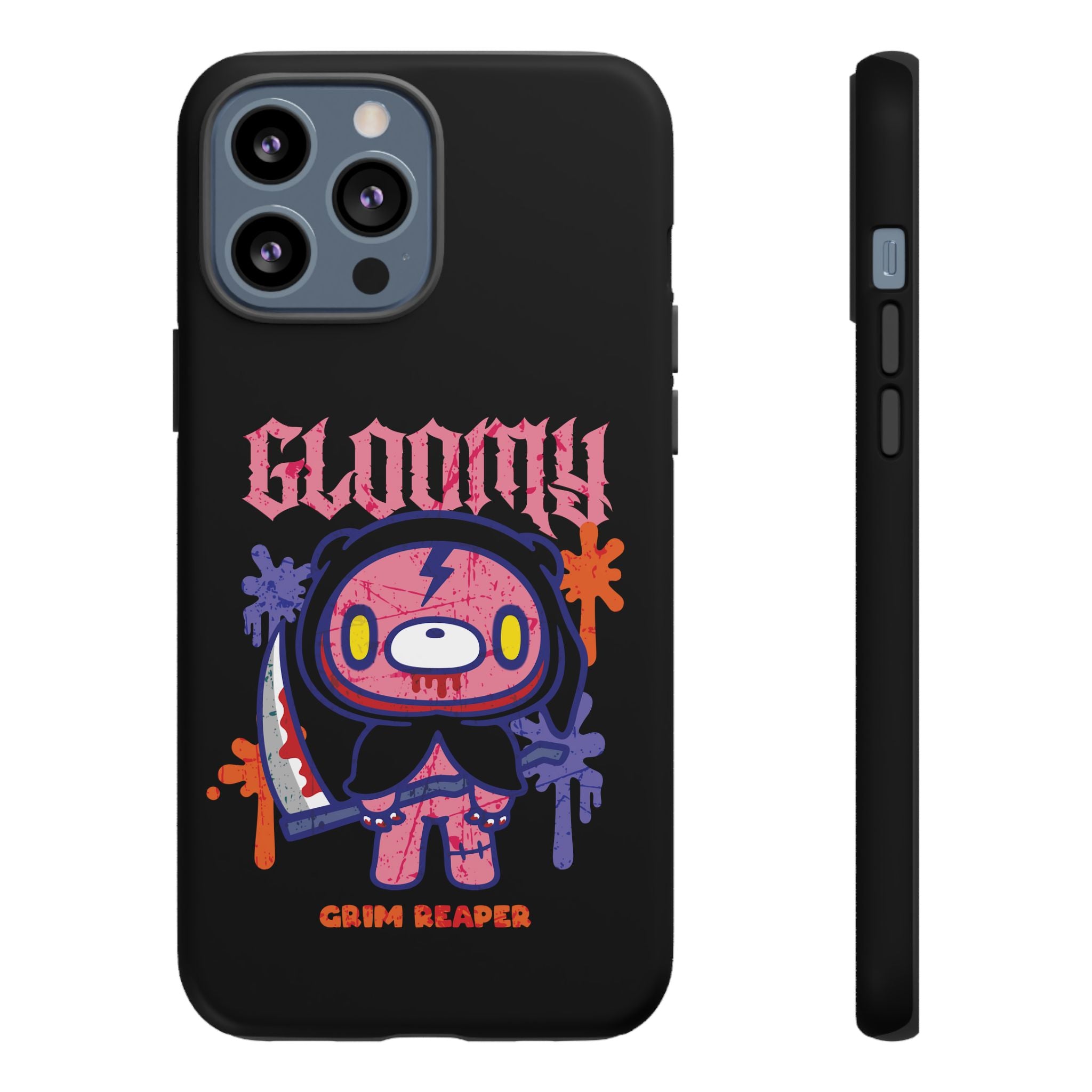 Gloomy bear Halloween grim reaper Phone Case