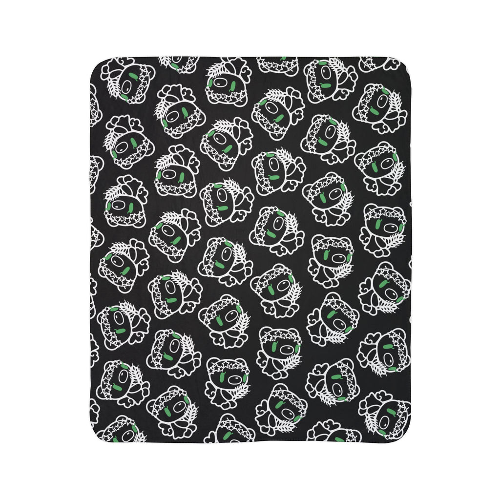 Gloomy Bear Virgo Zodiac Fleece Sherpa Blanket
