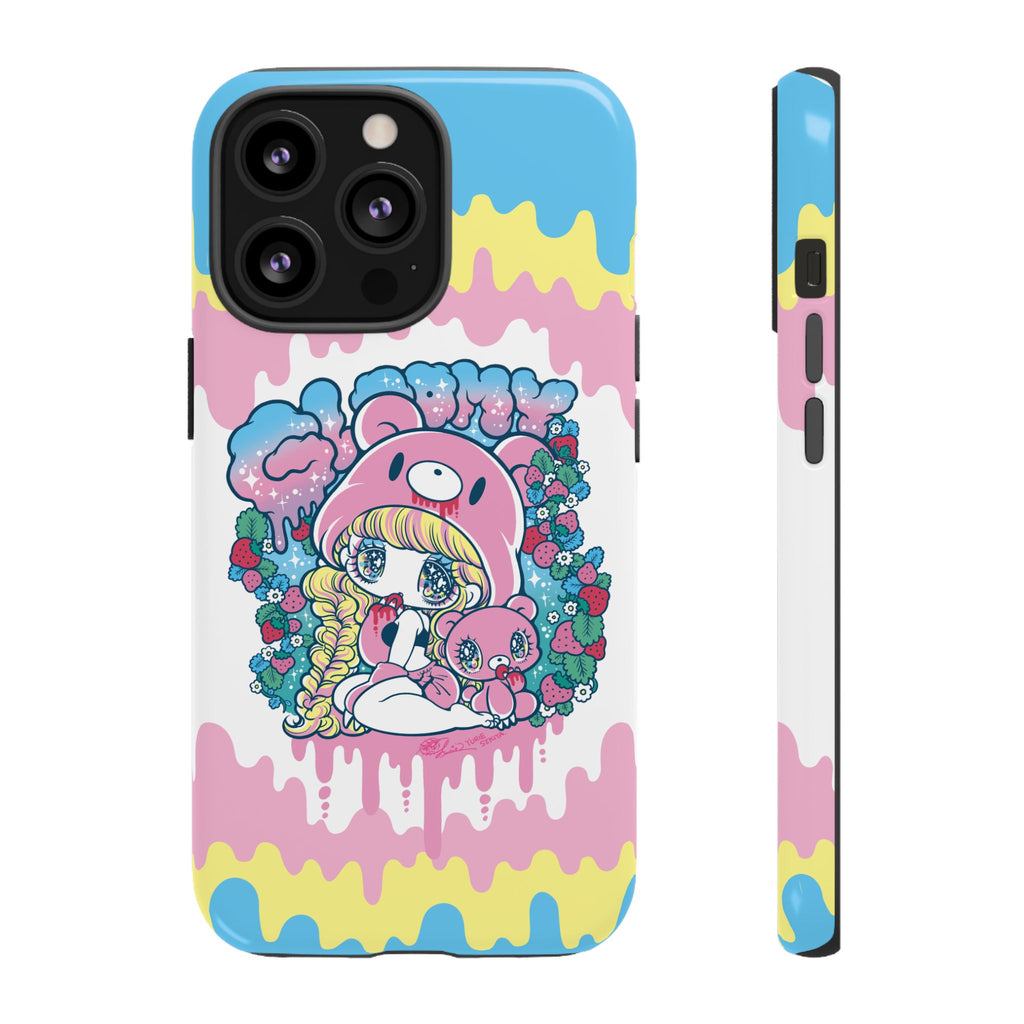 YURIE SEKIYA x GLOOMY BEAR ⭐️ GLOOMY-GIRL STRAWBERRY PHONE CASE