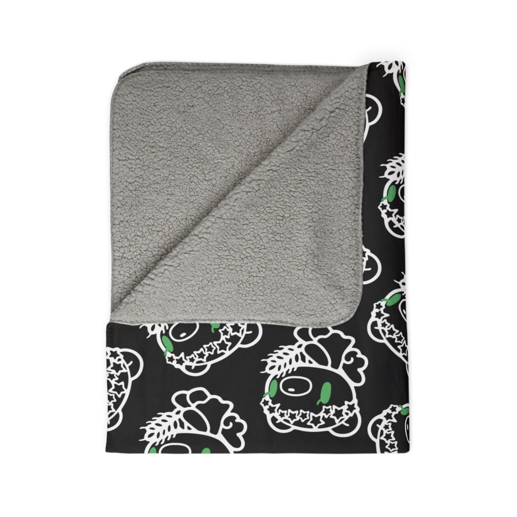Gloomy Bear Virgo Zodiac Fleece Sherpa Blanket