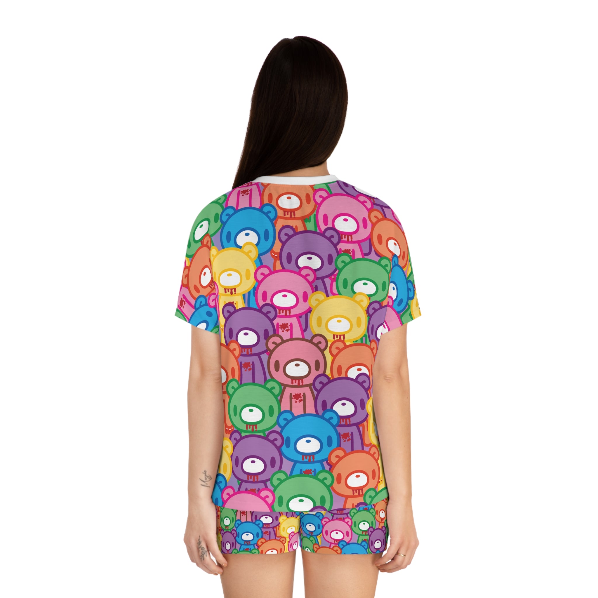 Gloomy Bear "Rainbow Dreams" Women's Short Pajama Set