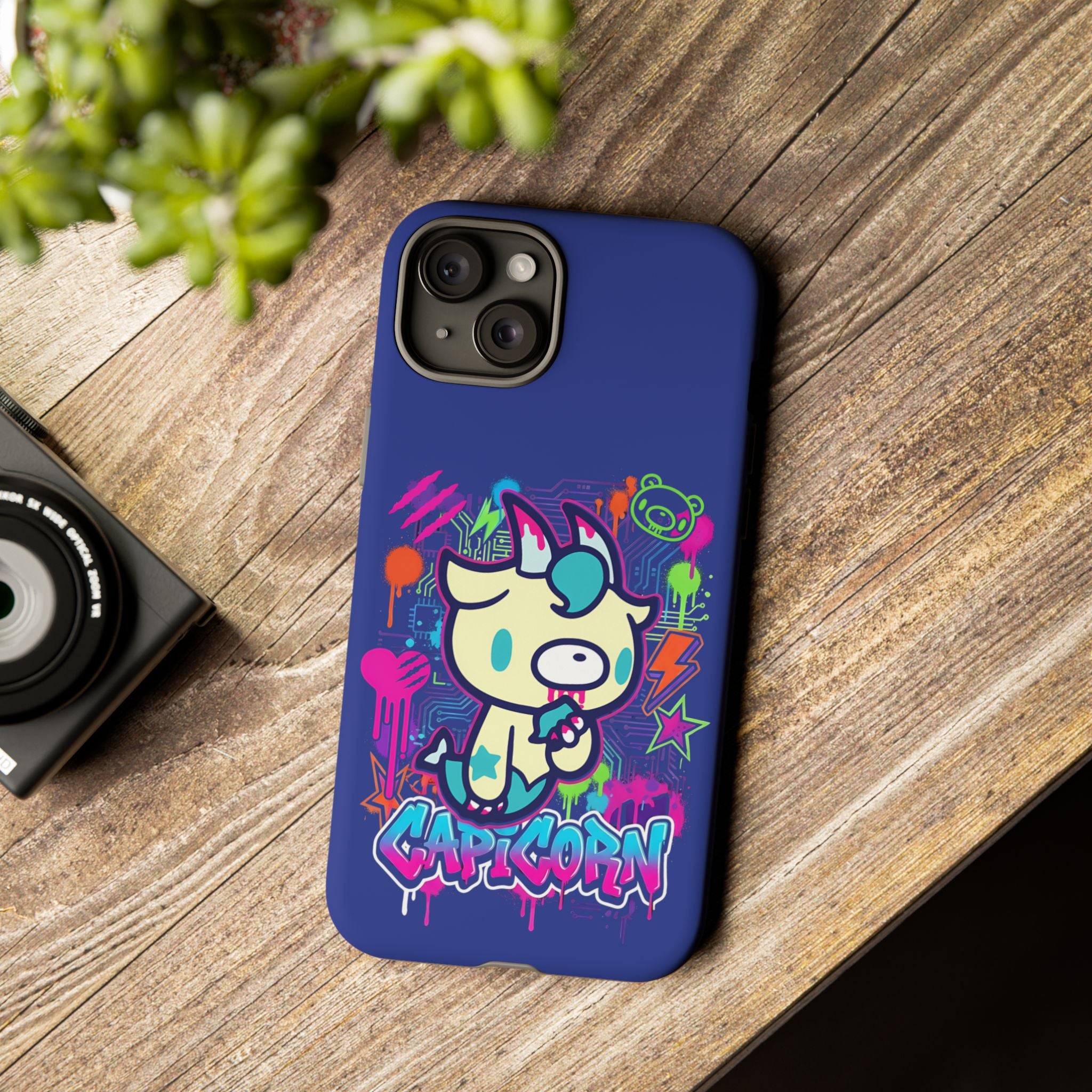 Zodiac Capricorn Gloomy Bear Phone Case