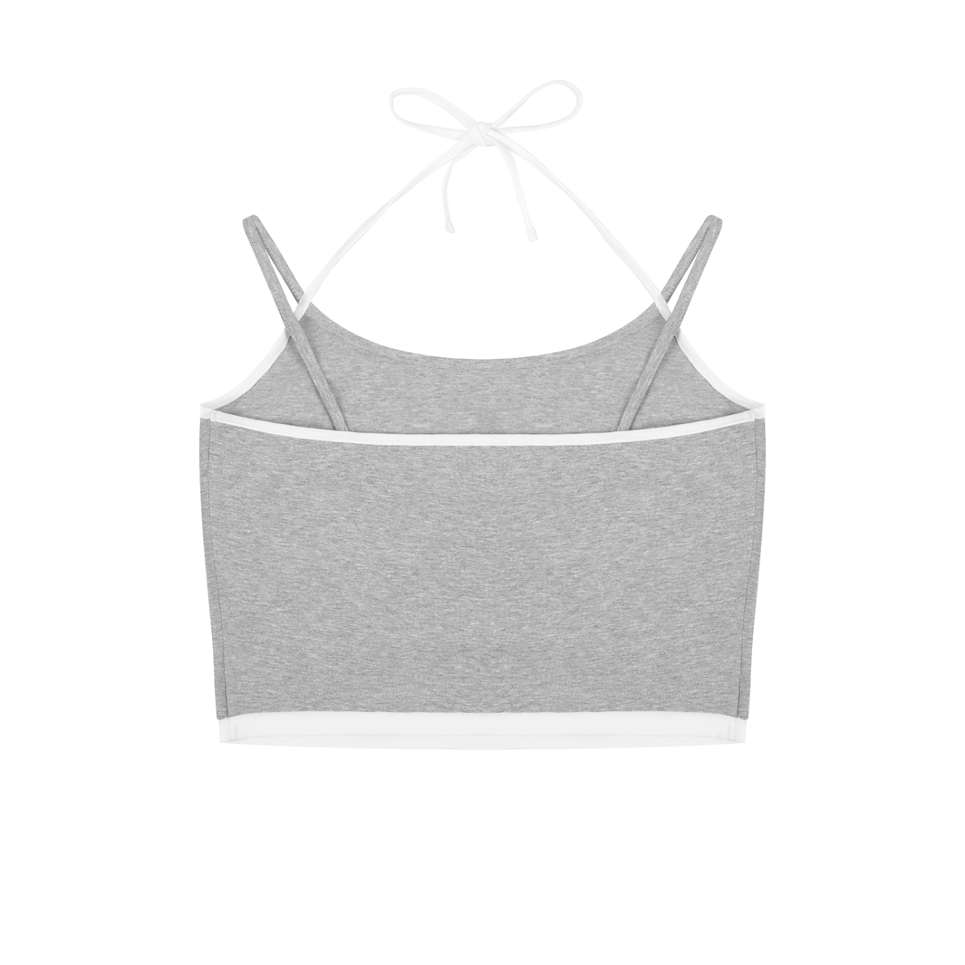 Menhera x Gloomy Contrast Binding Halter Tank Top