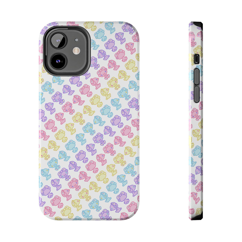 Rotating Pastel All Purpose Bunny - iPhone Case