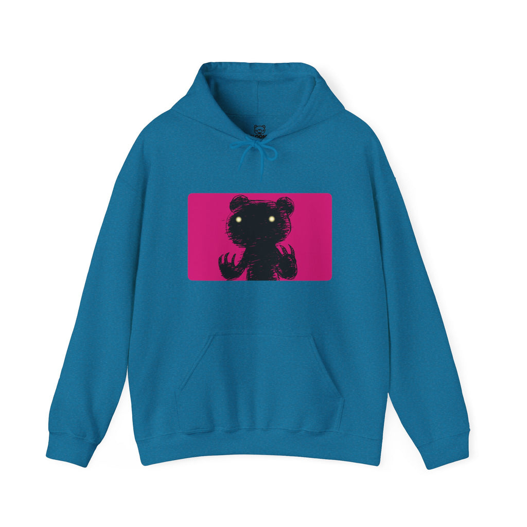 Pink Block Abstraction Gloomy Bear Unisex Hooded Sweatshirt