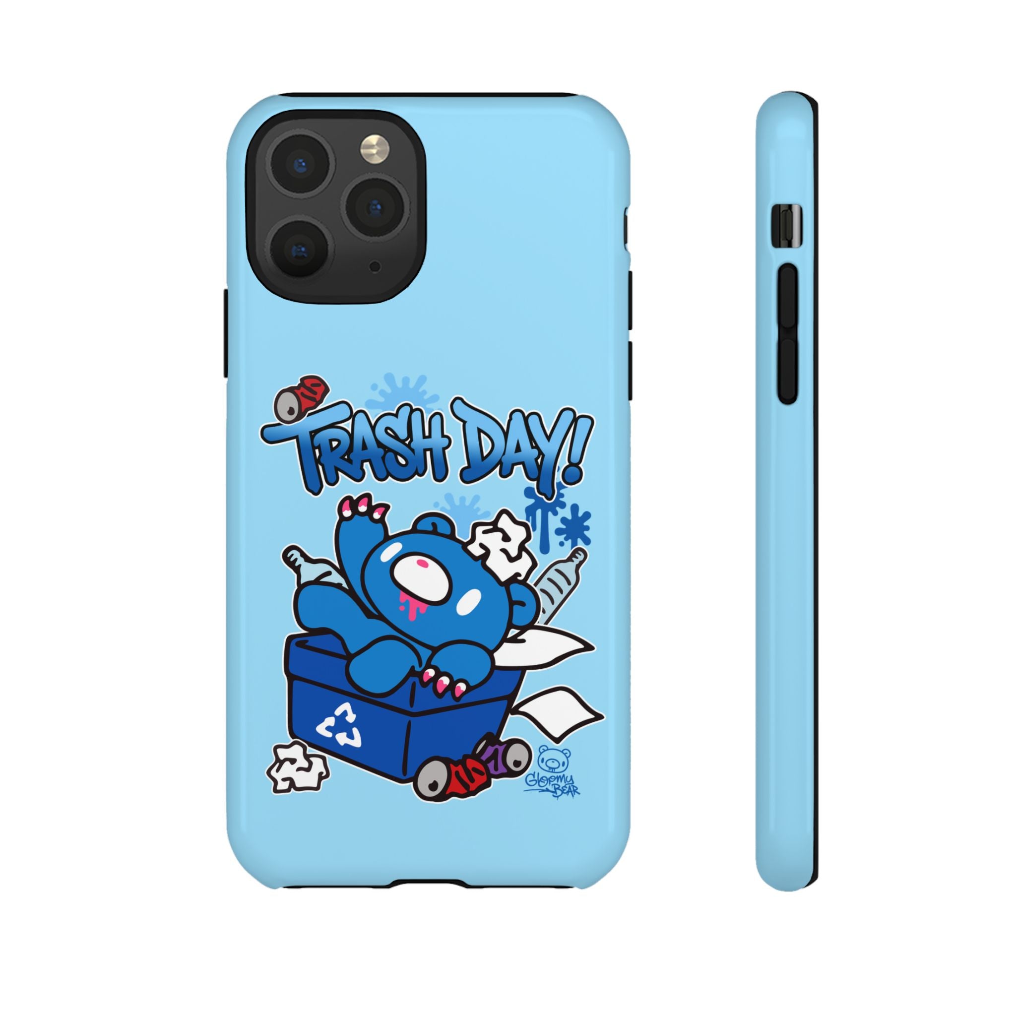 Gloomy trash day Phone Case