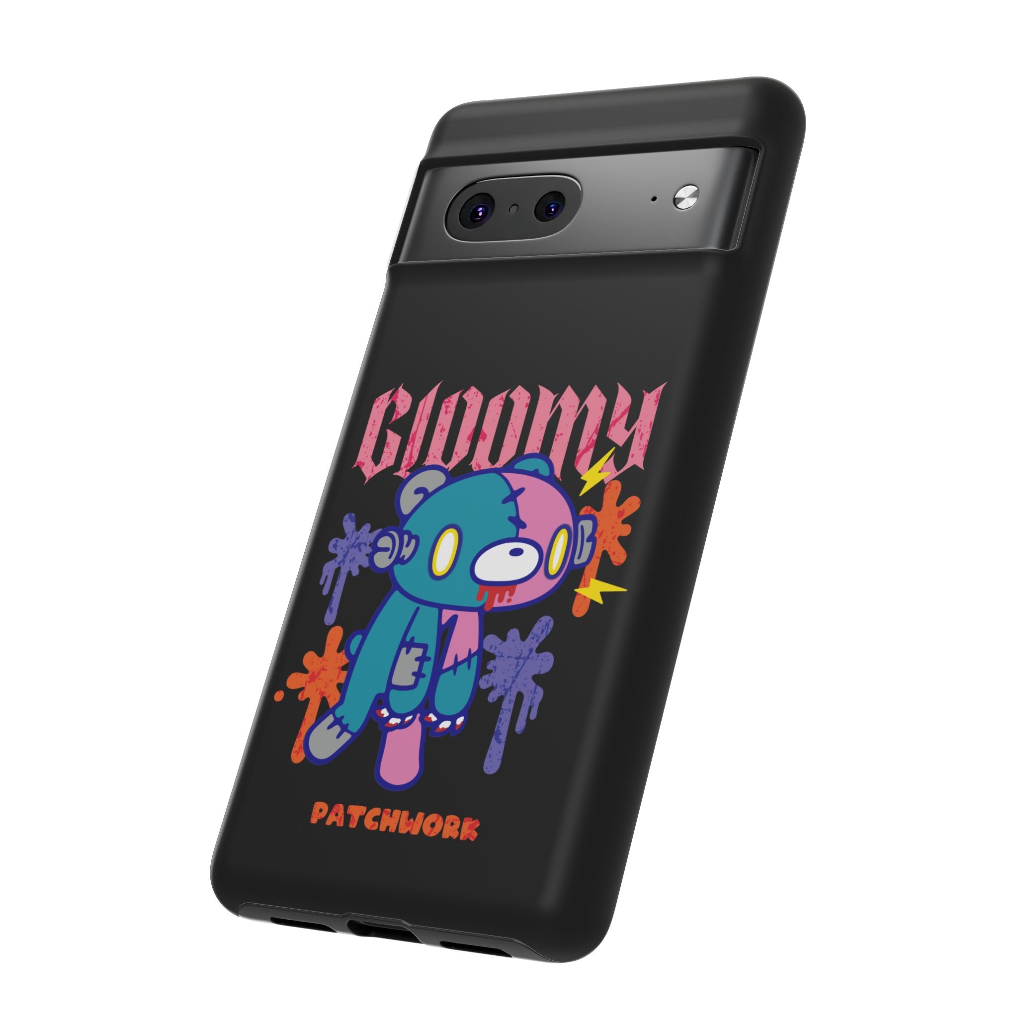 gloomy bear Halloween patchwork Phone Case