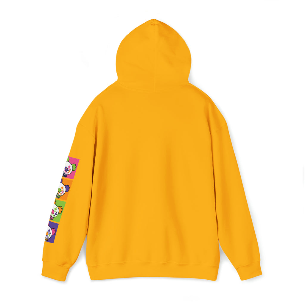 Gloomy Clown Multicolor Unisex Hooded Sweatshirt