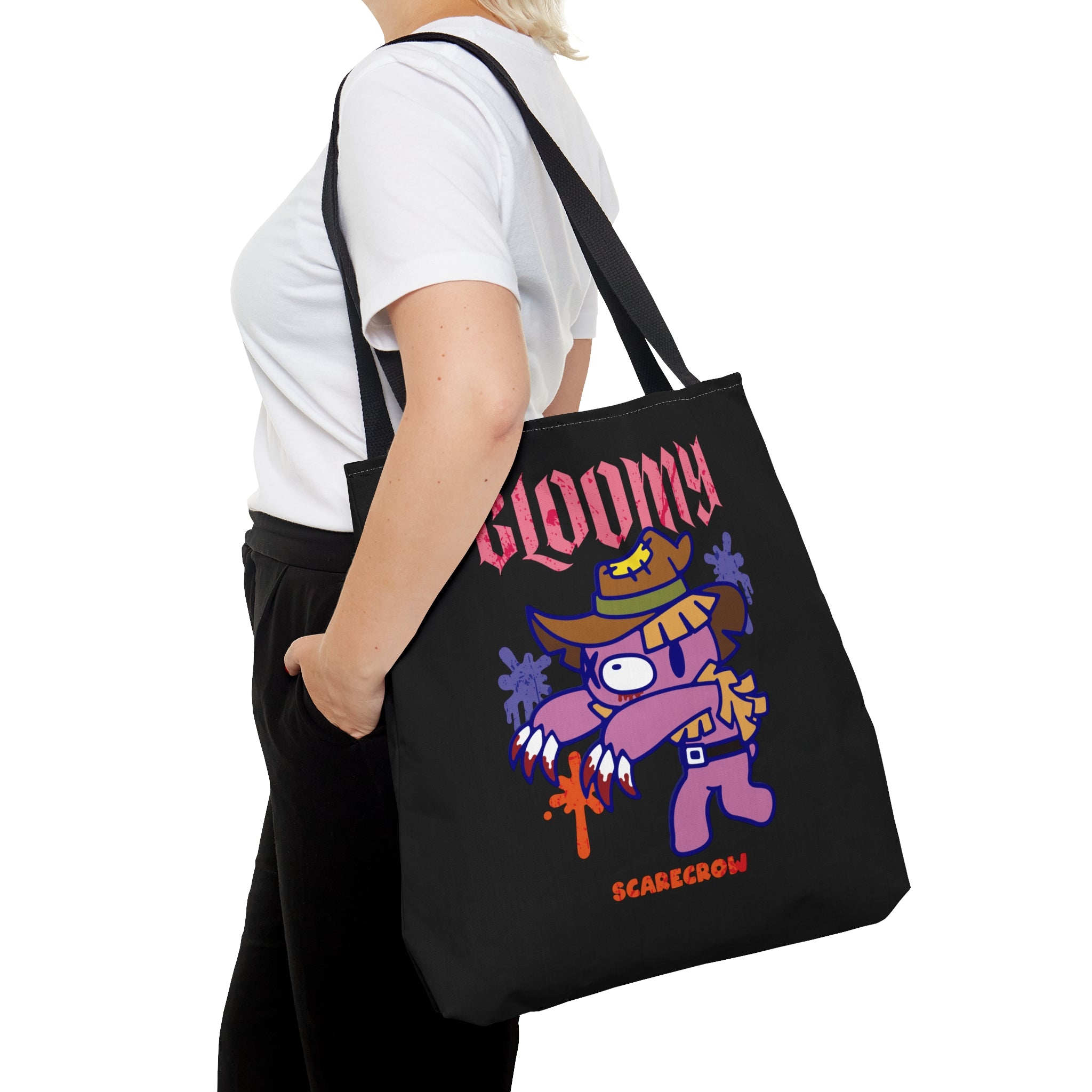 Gloomy Halloween ScareCrow Tote Bag