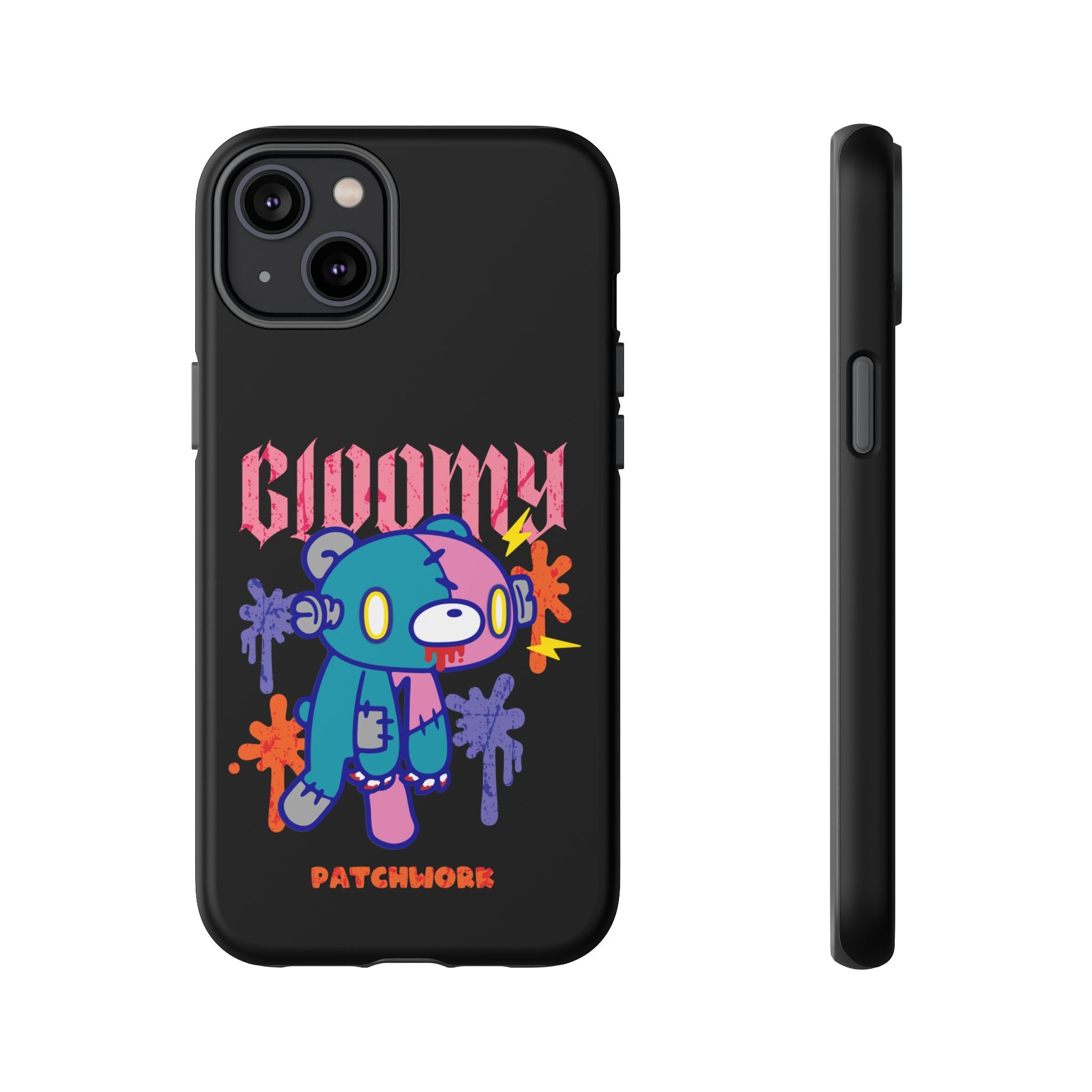 gloomy bear Halloween patchwork Phone Case
