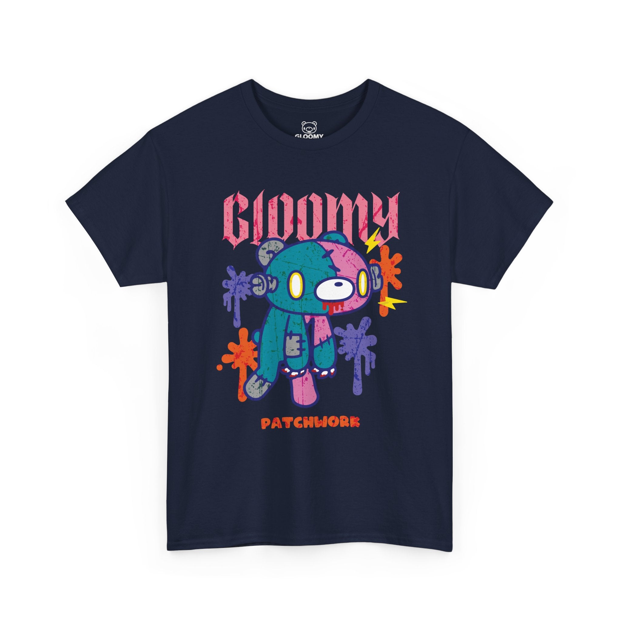 Gloomy Halloween Patchwork T-Shirt