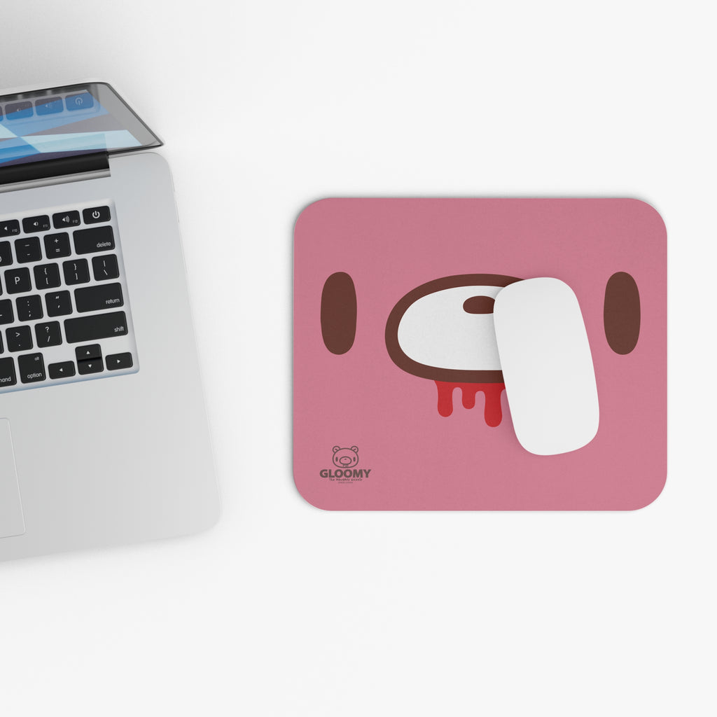 Gloomy face Mouse Pad (Rectangle)