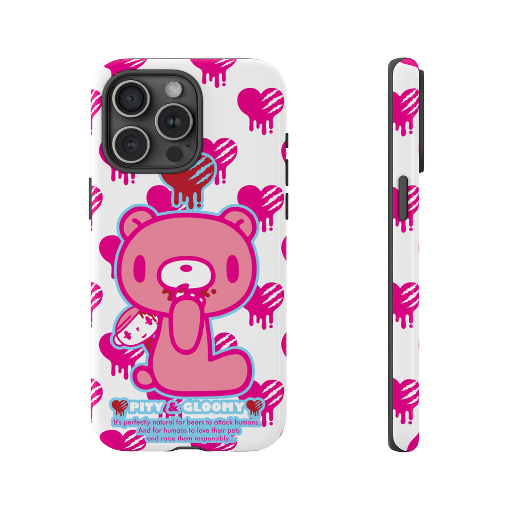 Gloomy Bear White - Tough Phone Case