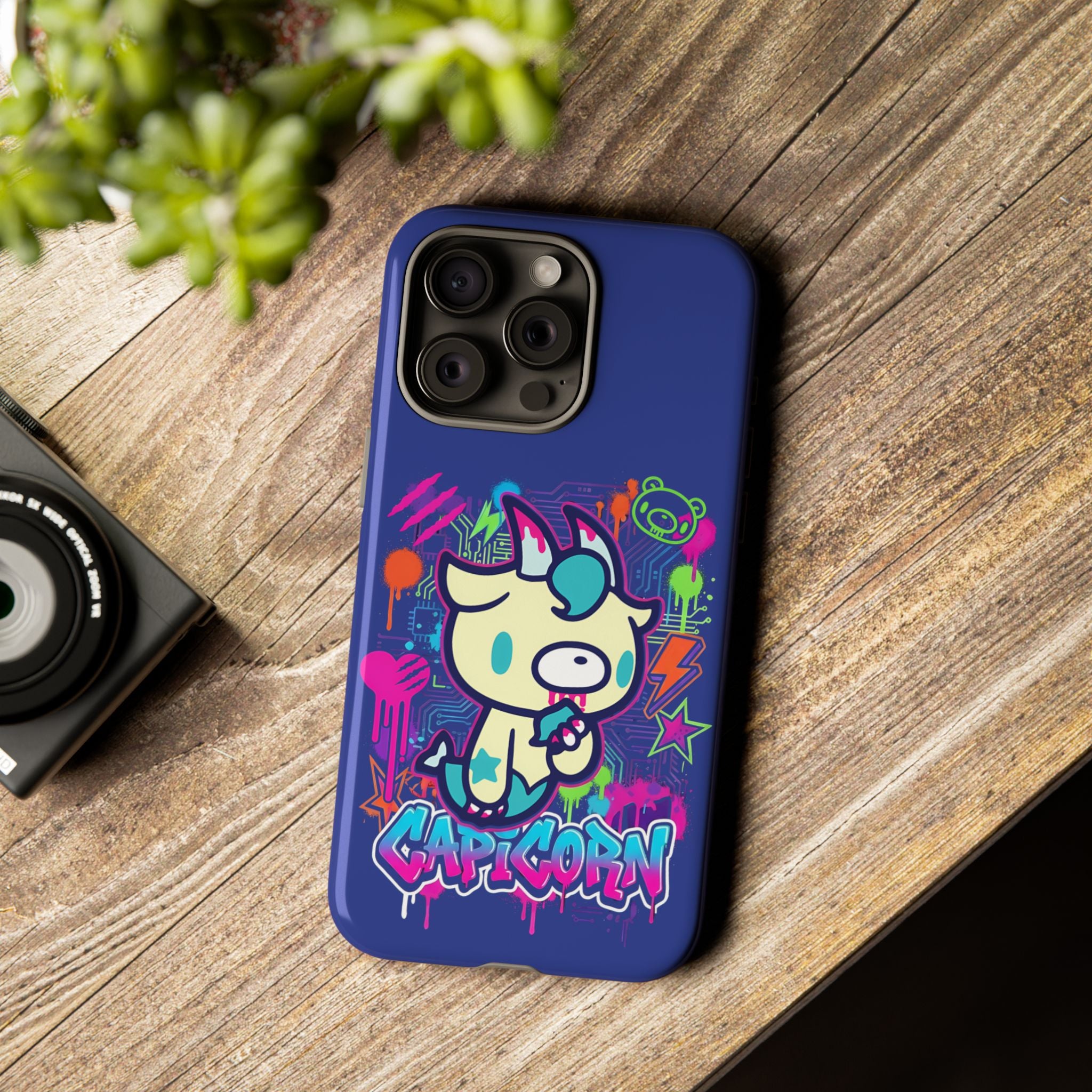 Zodiac Capricorn Gloomy Bear Phone Case
